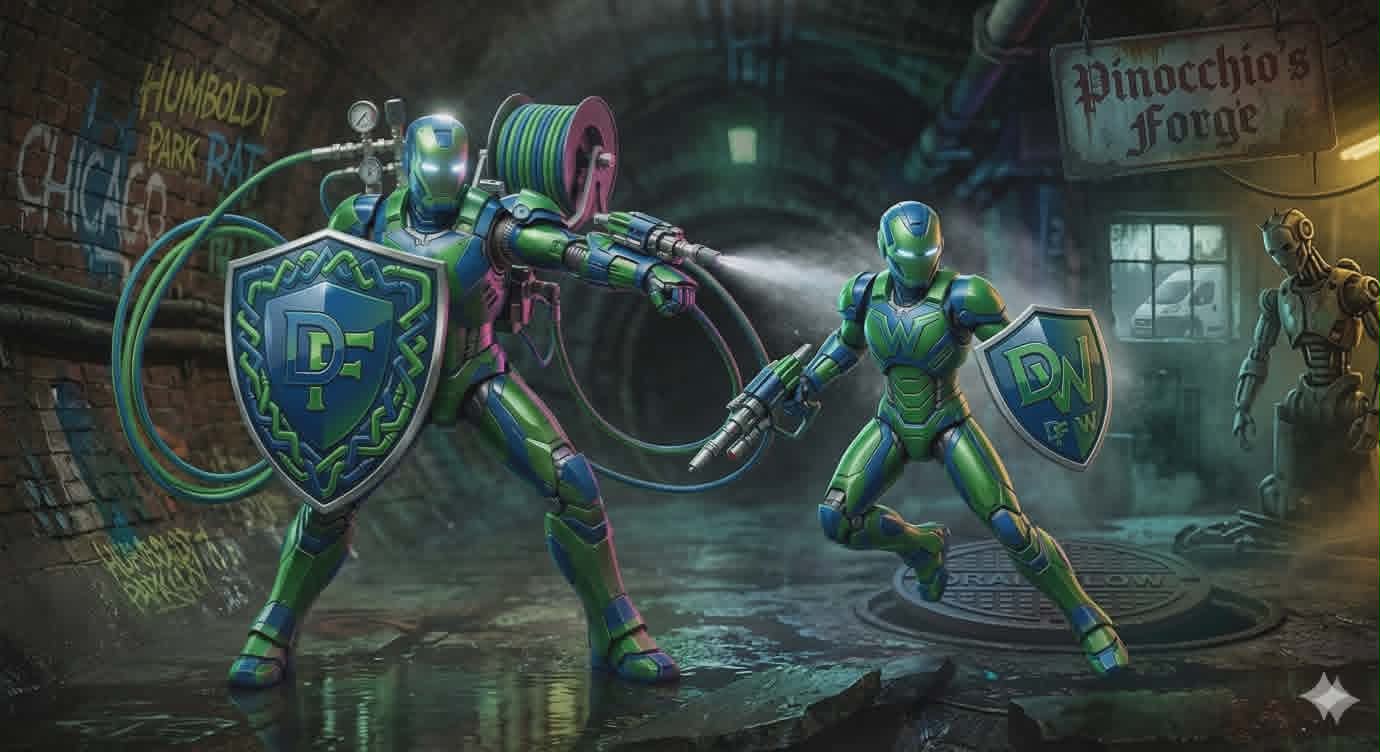 Dwayne and Son — The Drain Warriors